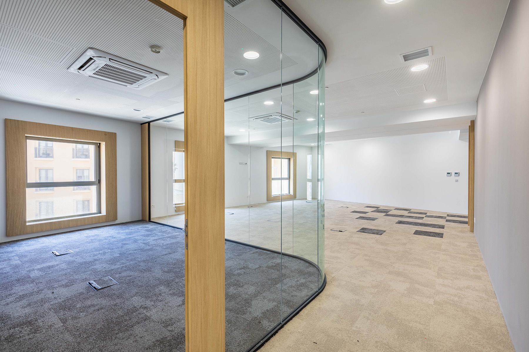 Fitted office interior at Tipico Tower