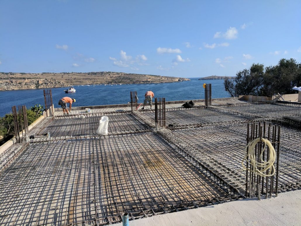 A Schranz Limited site in progress in Malta